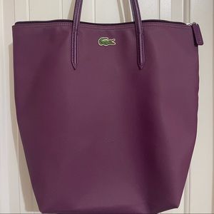 Lacoste vertical tote bag